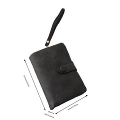 Vintage Short Wallet Coin Purse Card Holder with Wristlet