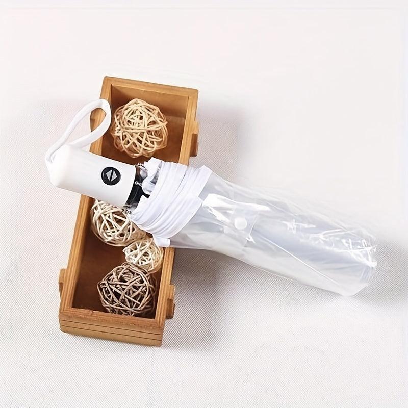 Transparent Auto 3-fold Umbrella
