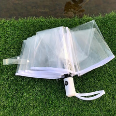 Transparent Auto 3-fold Umbrella