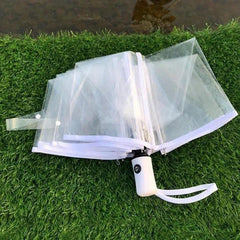 Transparent Auto 3-fold Umbrella