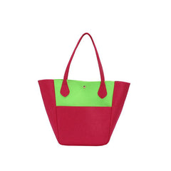 Large Colorblock Tote Bag Women's Shoulder Handbag