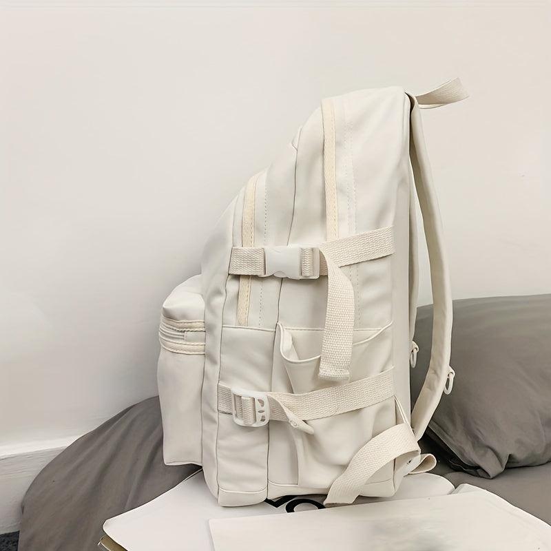 Casual Backpack Large Capacity Men's And Women's Backpack with Pendant