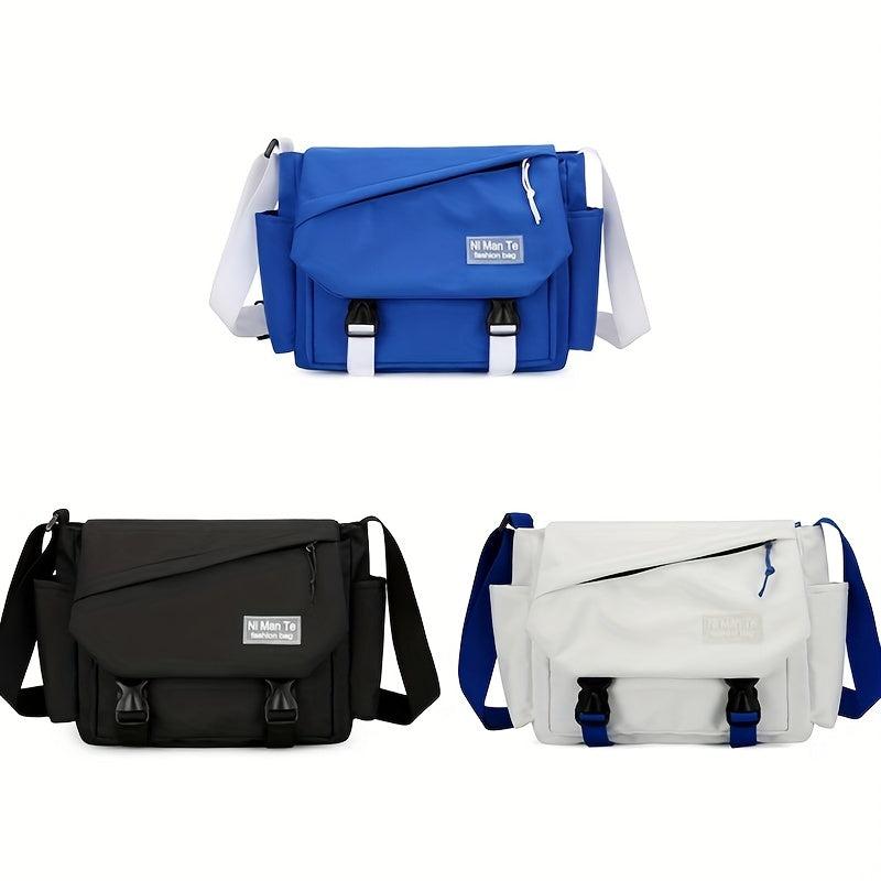 Men's Large Capacity Shoulder Bag Travel Crossbody Bag