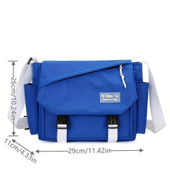 Men's Large Capacity Shoulder Bag Travel Crossbody Bag