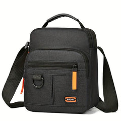 Men's Nylon Crossbody Bag Mini Shoulder Bag Phone Pouch for Outdoor Sports