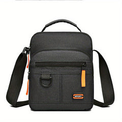 Men's Nylon Crossbody Bag Mini Shoulder Bag Phone Pouch for Outdoor Sports