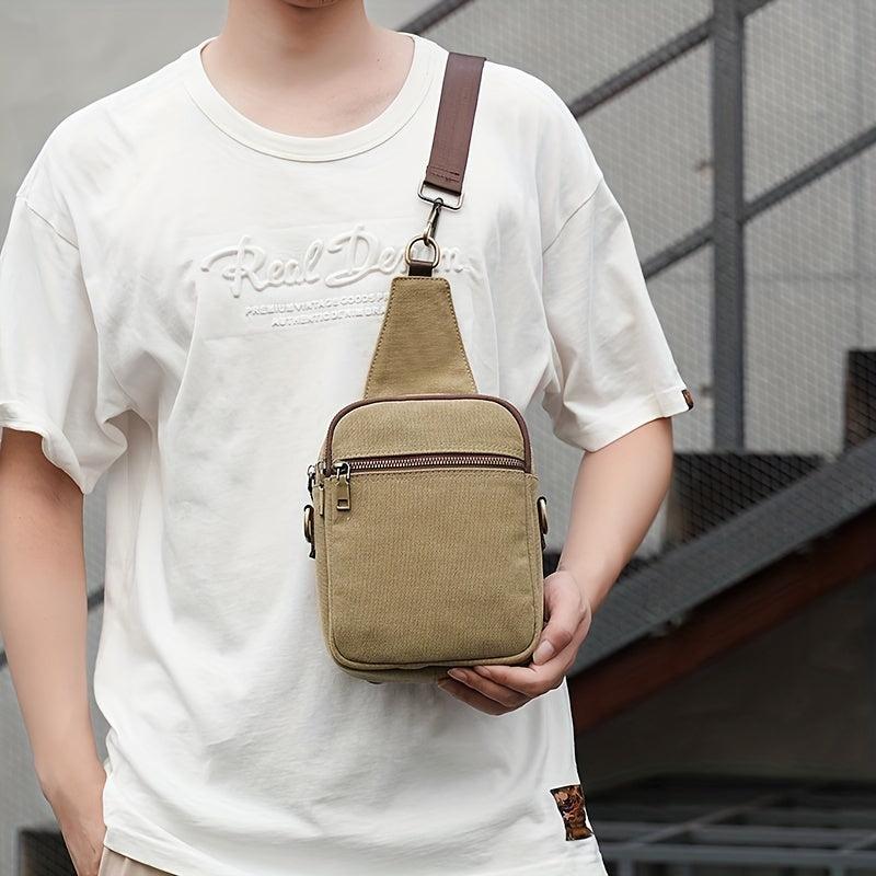 Men's Casual Crossbody Bag Shoulder Bag Outdoor Sports Chest Bag