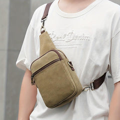 Men's Casual Crossbody Bag Shoulder Bag Outdoor Sports Chest Bag