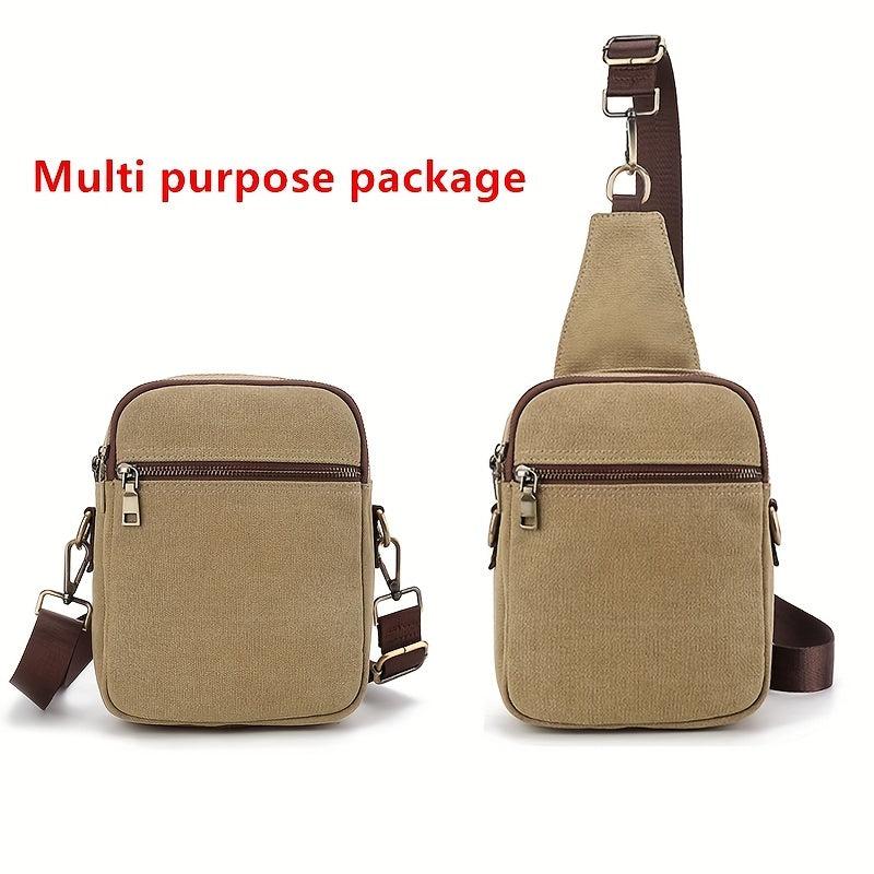 Men's Casual Crossbody Bag Shoulder Bag Outdoor Sports Chest Bag