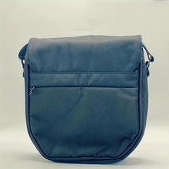 Men's Waterproof Nylon Crossbody Bag With Cross Decor