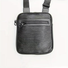 Men's Leather Crossbody Bag Casual Messenger Satchel Mobile Phone Pouch