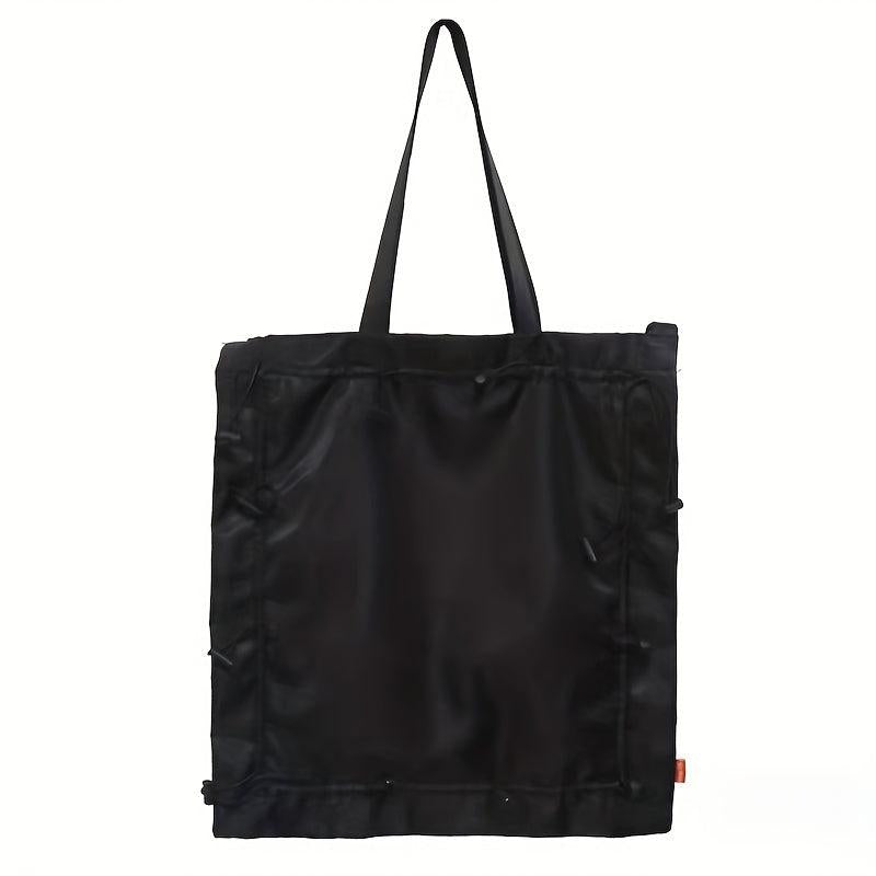 Pleated Nylon Shoulder Bag Crossbody Large Capacity Bag