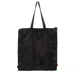 Pleated Nylon Shoulder Bag Crossbody Large Capacity Bag