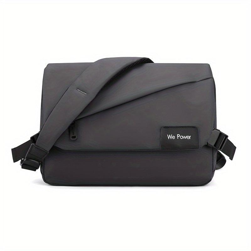 Men's Crossbody Bag Flap Shoulder Bag Large Capacity Waterproof Messenger Bag