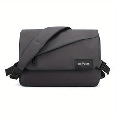Men's Crossbody Bag Flap Shoulder Bag Large Capacity Waterproof Messenger Bag