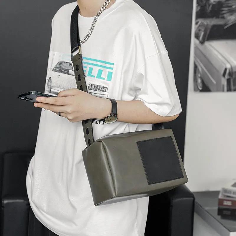 Vintage Casual Men's Shoulder Bag Street Retro Messenger Bag
