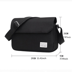 Waterproof Nylon Messenger Bags For Men Large Capacity Youth Shoulder Bag