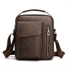 Men's Retro Business Casual Shoulder Bag Waterproof Crossbody Bag