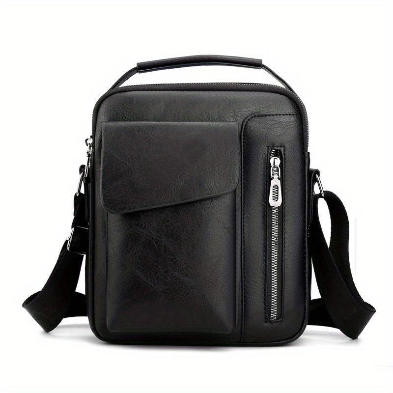 Men's Retro Business Casual Shoulder Bag Waterproof Crossbody Bag