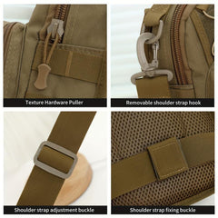 Men's Messenger Bag Backpack Outdoor Travel Bag Multifunctional Shoulder Bag