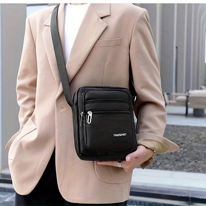 Men's Nylon Shoulder Bag Messenger Bag Waterproof Cross body Bag