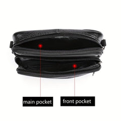 Men's Casual Leather Shoulder Bag Crossbody Bag
