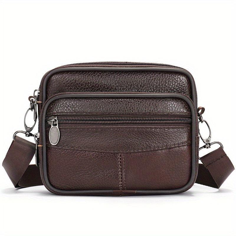 Men's Casual Leather Shoulder Bag Crossbody Bag