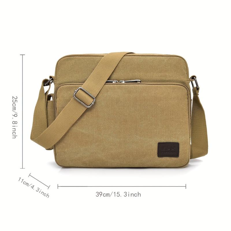 Men's Large Capacity Crossbody Bag Shoulder Travel Bag