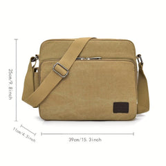 Men's Large Capacity Crossbody Bag Shoulder Travel Bag