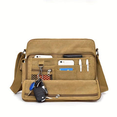 Men's Large Capacity Crossbody Bag Shoulder Travel Bag