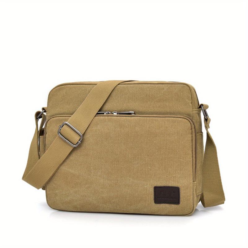 Men's Large Capacity Crossbody Bag Shoulder Travel Bag