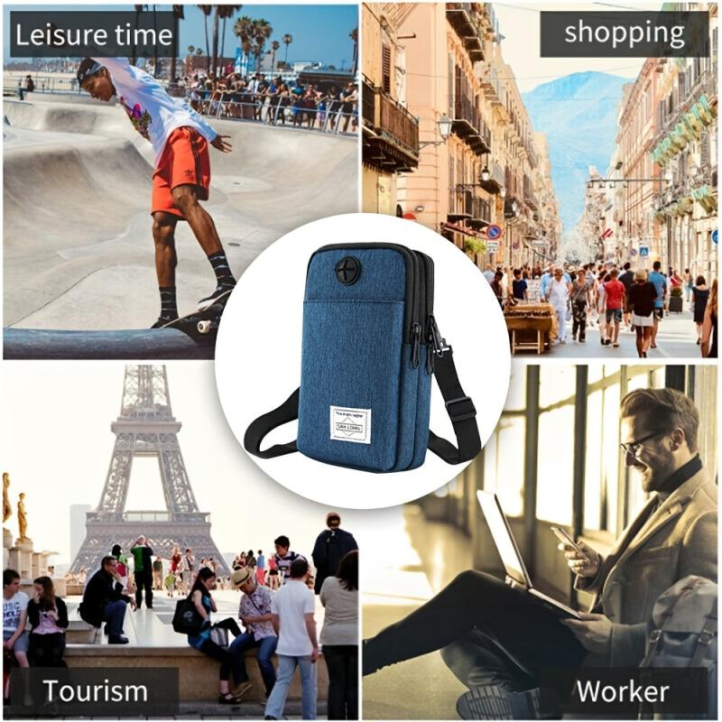 Men's Messenger Bag Waterproof Cross Body Travel Work Utility Bags