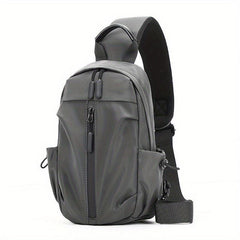 Men's Chest Bag Wear-resistant USB Travel Shoulder Crossbody Bag