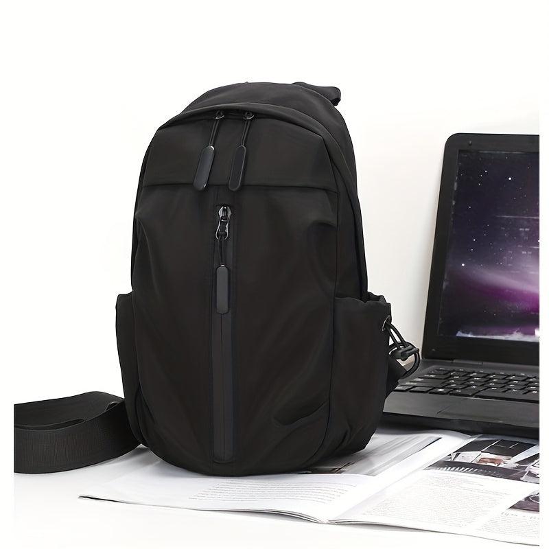 Men's Chest Bag Wear-resistant USB Travel Shoulder Crossbody Bag