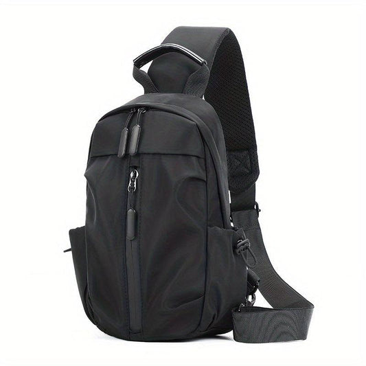Men's Chest Bag Wear-resistant USB Travel Shoulder Crossbody Bag
