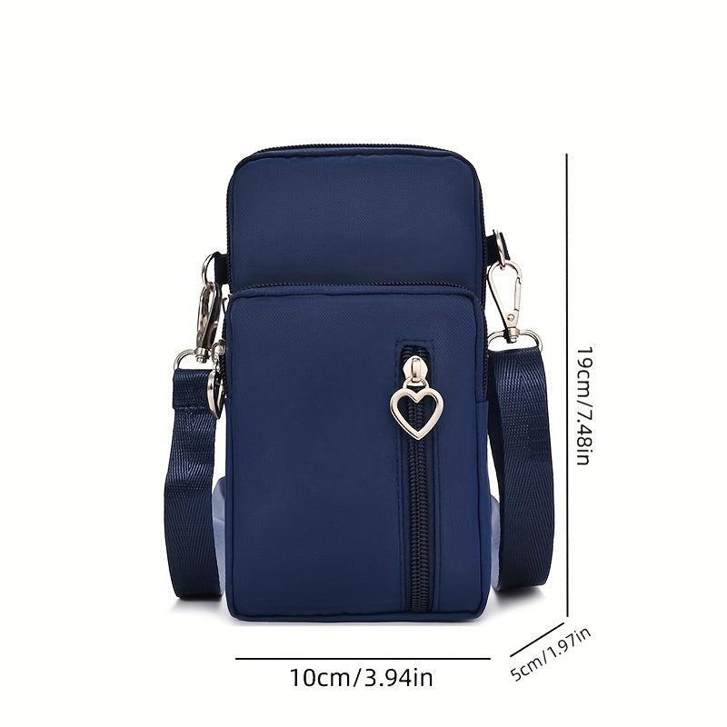 Floral Print Phone Bag Crossbody Armband Credit Card Holder