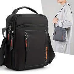 Men's Nylon Messenger Bag Lightweight Casual Shoulder Satchel