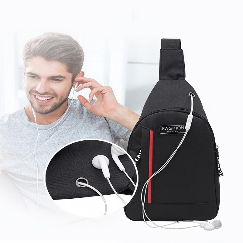 Sports Chest Bag Small Casual Shoulder Messenger Rucksack
