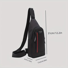 Sports Chest Bag Small Casual Shoulder Messenger Rucksack
