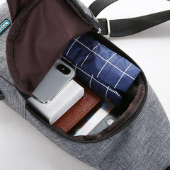 Casual Chest Bag Student Crossbody Sling Bag for School Office