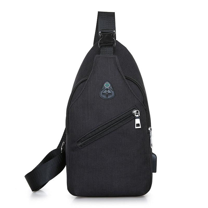 Casual Chest Bag Student Crossbody Sling Bag for School Office
