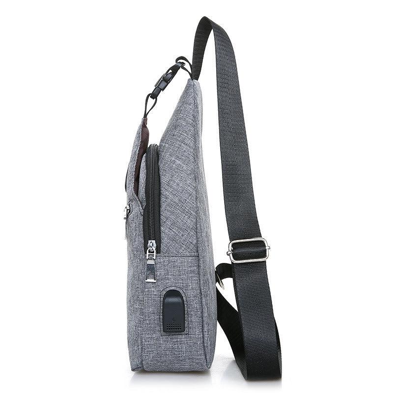 Casual Chest Bag Student Crossbody Sling Bag for School Office