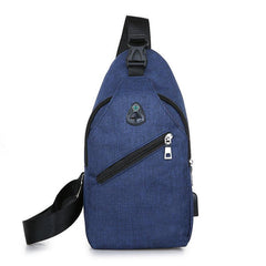 Casual Chest Bag Student Crossbody Sling Bag for School Office