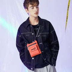 Men's Water Resistant Small Crossbody Bag Shoulder Cell Phone Satchel