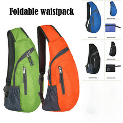 Men's Foldable Crossbody Chest Bag - Outdoor Travel Sling