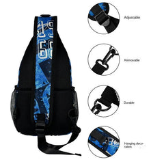 Men's Nylon Crossbody Bag Mobile Phone Bag Shoulder Bag