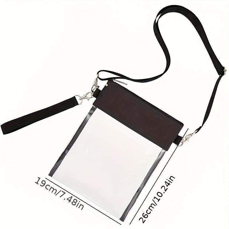 PVC Transparent Shoulder Bag for Mobile Phone Toiletry