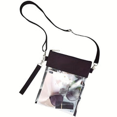 PVC Transparent Shoulder Bag for Mobile Phone Toiletry