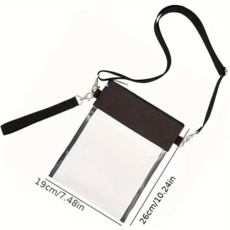 PVC Transparent Shoulder Bag for Mobile Phone Toiletry