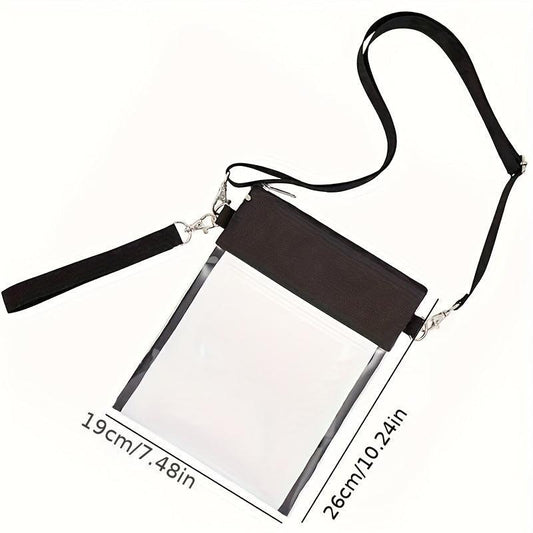 PVC Transparent Shoulder Bag for Mobile Phone Toiletry